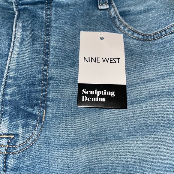Nine West Sculpting Denim High Rise Bootcut‎ Medium Wash Denim Jeans Size 16 New - Picture 9 of 16